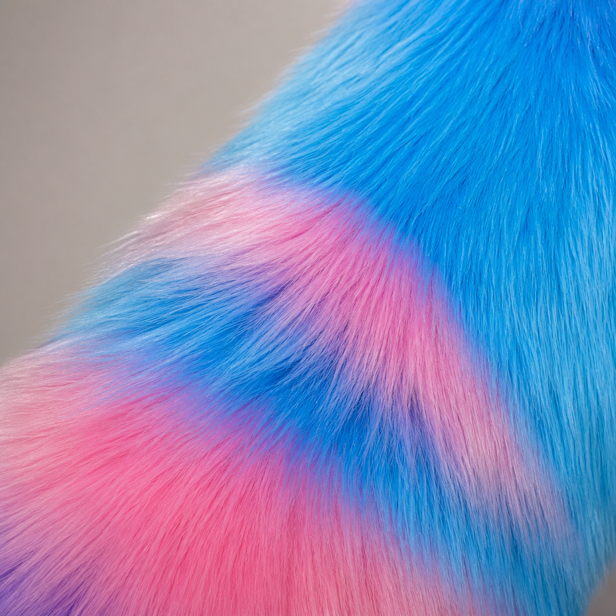 Starlight Galaxy Faux Fur Cosplay Tail – Handmade Fantasy Costume Tail